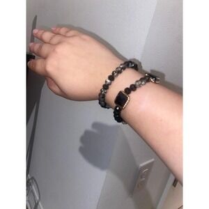 Tigers‎ eye black bracelet bundle